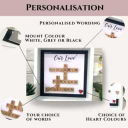 Custom New Home Wall Art, First Gift For Friends, D??cor All Occasions, Photo Frame Newlywed Couple - thumbnail 2