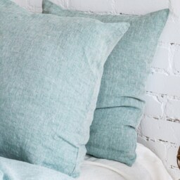 Linen Pillow Covers Set Of 2 - Pillowcases Envelope Closure Bed Sham Stonewashed Cases Slip - thumbnail 4