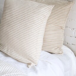 Linen Pillow Covers Set Of 2 - Pillowcases Envelope Closure Bed Sham Stonewashed Cases Slip - thumbnail 2