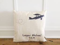 Custom Airplane Pillow Cover - thumbnail 1