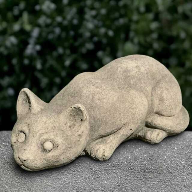 Playful Cat Statue Concrete Kitten Sculpture Outdoor Kitty Figurine Cement Pet Ornament Memorial Decor Handmade Art Lover Gift - image 1