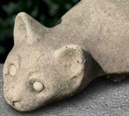 Playful Cat Statue Concrete Kitten Sculpture Outdoor Kitty Figurine Cement Pet Ornament Memorial Decor Handmade Art Lover Gift - thumbnail 2