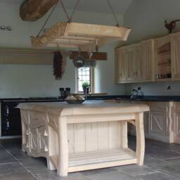 Handmade Sculptural Sycamore Kitchen Island, Live Edge, Art Furniture - thumbnail 4