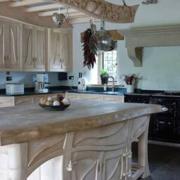 Handmade Sculptural Sycamore Kitchen Island, Live Edge, Art Furniture - thumbnail 3