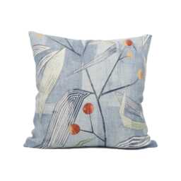 Harlequin - Entity Brick/Denim Stunning Geometric Angular Floral Cushion Cover Throw Pillow Designer Home D??cor - thumbnail 2