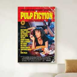 Pulp Fiction Movie Poster, Movie Prints For Cinema Rooms, Wall Art Decor Print, Film Posters, Custom Photo Print - thumbnail 2
