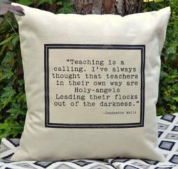 Personalized Pillow, Teachers Gift, Appreciation Teacher Pillow, Student Classroom, Teacher Appreciation - Personalized Pillow - thumbnail 3