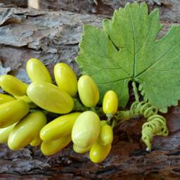 Handmade Ceramic 20 Grapes, - 1Piece Realistic Fruit Decor - thumbnail 2