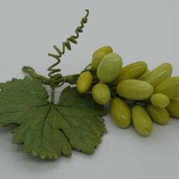 Handmade Ceramic 20 Grapes, - 1Piece Realistic Fruit Decor - thumbnail 3