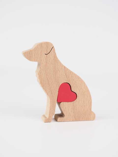 Personalized Wooden Nova Scotia Duck Tolling Retriever Figurine, Dog Memorial Remembrance Gift For Owner - image 1