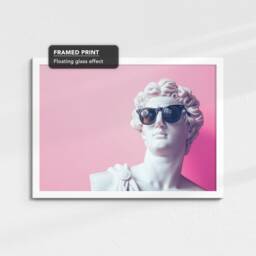 Roman Marble Statue Sunglasses Landscape Abstract Oil Painting Framed Poster Print Canvas Wall Decor Art Bedroom Home Interior Gift - thumbnail 3