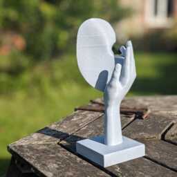 Abstract Woman Sculpture, Marble Filament, Modern Home Decor - thumbnail 3