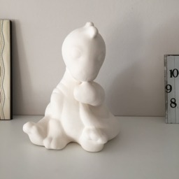 Ceramic Baby Dinosaur Ready To Paint Bisque Kids Education Gifts Birthday Present Handmade Figurines Unpainted Sculptures Art White Figure