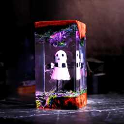 Oyasumi Punpun Resin Lamp, Night Light, Handmade Anime Manga Decor, Gift For Him, Geek Gift, Christmas Idea, Kids - thumbnail 1