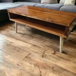 Coffee Table, Scandinavian Style, Reclaimed Wood, Rustic Side Table.vintage.shabby Chic.scaffold Boards.bespoke Furniture, Homedecor, Table, Desk - thumbnail 2