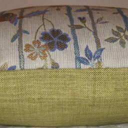 "Floral & Birds Decorative Pillow Cover-In 18""x18" - thumbnail 2