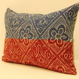Handmade Lumbar Kilim Pillow 14x20 Inch(35x50 cm Bohoturkish Kilim Pillowcover Chair Small Oblong Cushion Cover Tribal Pillow 4Bef-21 - thumbnail 3