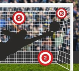 Football Soccer Goal - 618mm - Wall Sticker - thumbnail 1