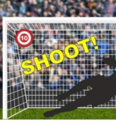 Football Soccer Goal - 618mm - Wall Sticker - thumbnail 3
