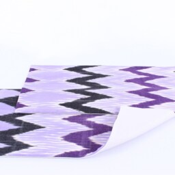 Ikat Silk Velvet Pillow 16x24 - Handmade Boho Cushion Cover Turkish Home Decor Accent - thumbnail 4