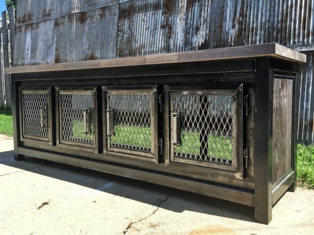 Custom Dex Media Console, Table, Record Player Stand, Vinyl Storage - image 1