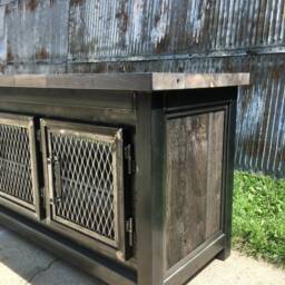 Custom Dex Media Console, Table, Record Player Stand, Vinyl Storage - thumbnail 3