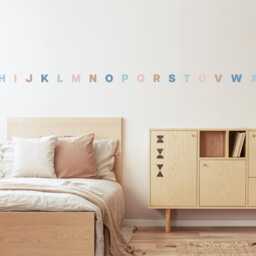 Alphabet Wall Stickers, Abc Decals, Kids Playroom Decor, Montessori Room Educational Learning Decals - thumbnail 3