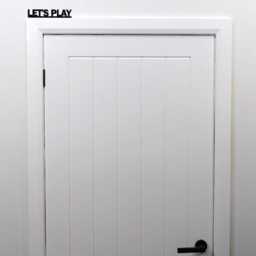 Let's Play Door Topper - Games Room Or Playroom Sign Gaming Decor Gamer Birthday Gift Kids Teen Bedroom - thumbnail 2