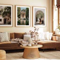 Italy Set Of 3 Wall Art Travel Poster, Art, Home Decor, Photography Mediterranean City Gift - thumbnail 2