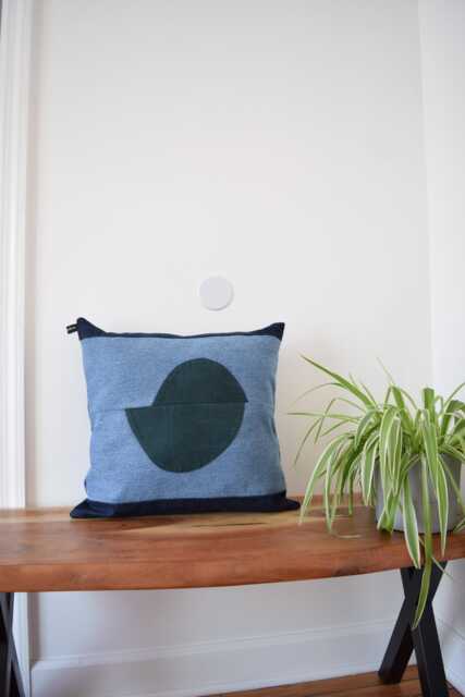 Denim Pillow Cover 18''x 18'' - image 1