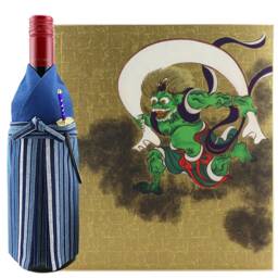Wind & Thunder God Shikishi Board, Japanese Art Print, Silk Screen Print - thumbnail 4