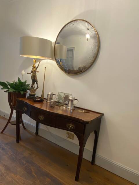 Ferrara 80cm, Antique Fisheye Round Mirror - image 1
