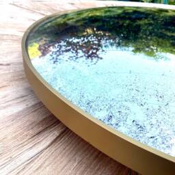 Ferrara 80cm, Antique Fisheye Round Mirror - thumbnail 4