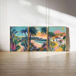 Set Of 3 South African Posters, Travel Prints, Decor, Wall Art, Black Art Poster, Gift - thumbnail 2