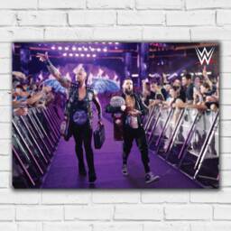 Wwe Print - Finn Balor & Damian Priest Tag Team Champions Poster Wall Art - thumbnail 2