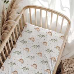 Dinosaurs - Boho Bedding, Duvet Covers, Fitted Sheets, Childrens Room Decor, Bedding - thumbnail 1