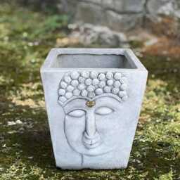 Large Concrete Buddha Planter Zen Garden Flower Pot Decor Outdoor Patio Plant Holder Garden Japanese Ornament Cement Yard Art - thumbnail 4