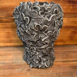 stone Garden Large Female Girl Ladt With Leaves Planter Plant Pot Ornament - thumbnail 3