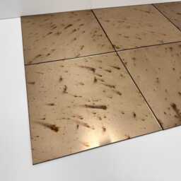 Rusty Bronze Antique Mirror Tiles Distressed Glass - thumbnail 3
