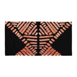 Patterned Shapes Beach Towel - Sublimation Print Cotton-Blend Soft Absorbent Bath & Spa - thumbnail 3