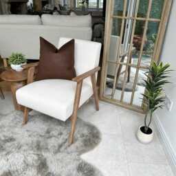 Dark Brown Pillow/Dark Cushion Cover Throw Faux Leather Rustic Scatter - Bourbon - thumbnail 2