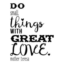 Mother Teresa Quote Vinyl Wall Decal - Inspirational Dorm Decor - thumbnail 3