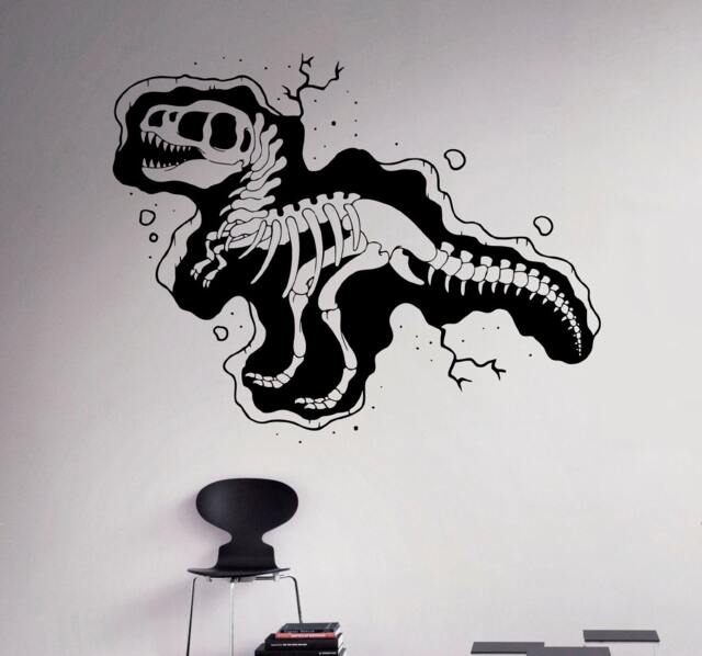 Dinosaur Fossils Vinyl Decal Jurassic Period Wall Sticker Nursery Interior Graphics Bedroom Children's Kids Room Art 9(Dsr - image 1