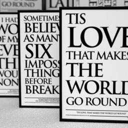 Alice in Wonderland - Framed Quote Believed Six Impossible Things, Wonderland, Lewis Carroll, Mad Hatter, Wall, Art, Alice, Frame, Print - thumbnail 3