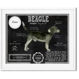 Beagle Antique Architecture Patent Drawing Style Print/Wall Art Beagle Gift/ Akc Breed Info/Home Decor/ Dog - thumbnail 3