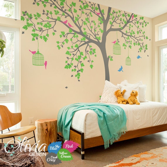 Tree Removable Vinyl Decal Wall Wall Art Mural Stickers Decals Decor -Nt012 - image 1