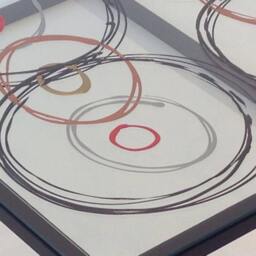 Circles On Glass Coffee Table, Modern Decor, Handmade, Hand Crafted, Contemporary, Sleek, Knoechel, Acrylic, Rectangular, Bespoke, Urban - thumbnail 3