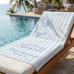 Personalized Last Splash Before The Veil Beach Towel 2026, Custom Bachelorette Towel, Bride Squad Gift, Bach Party - thumbnail 3