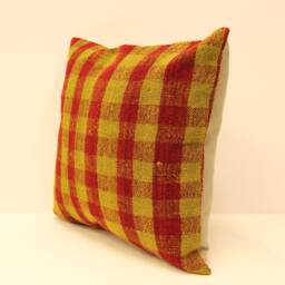 Kilim Pillow Cover 16x16 in 40x40 cm Throw Pillows Decorative Boho Home Decor Ethnic Pillow Cushion 4Kf-24 - thumbnail 3