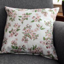 Blossom Flowers & Leaves Cushion, Sophie Allport Design - Spring Decor - thumbnail 2